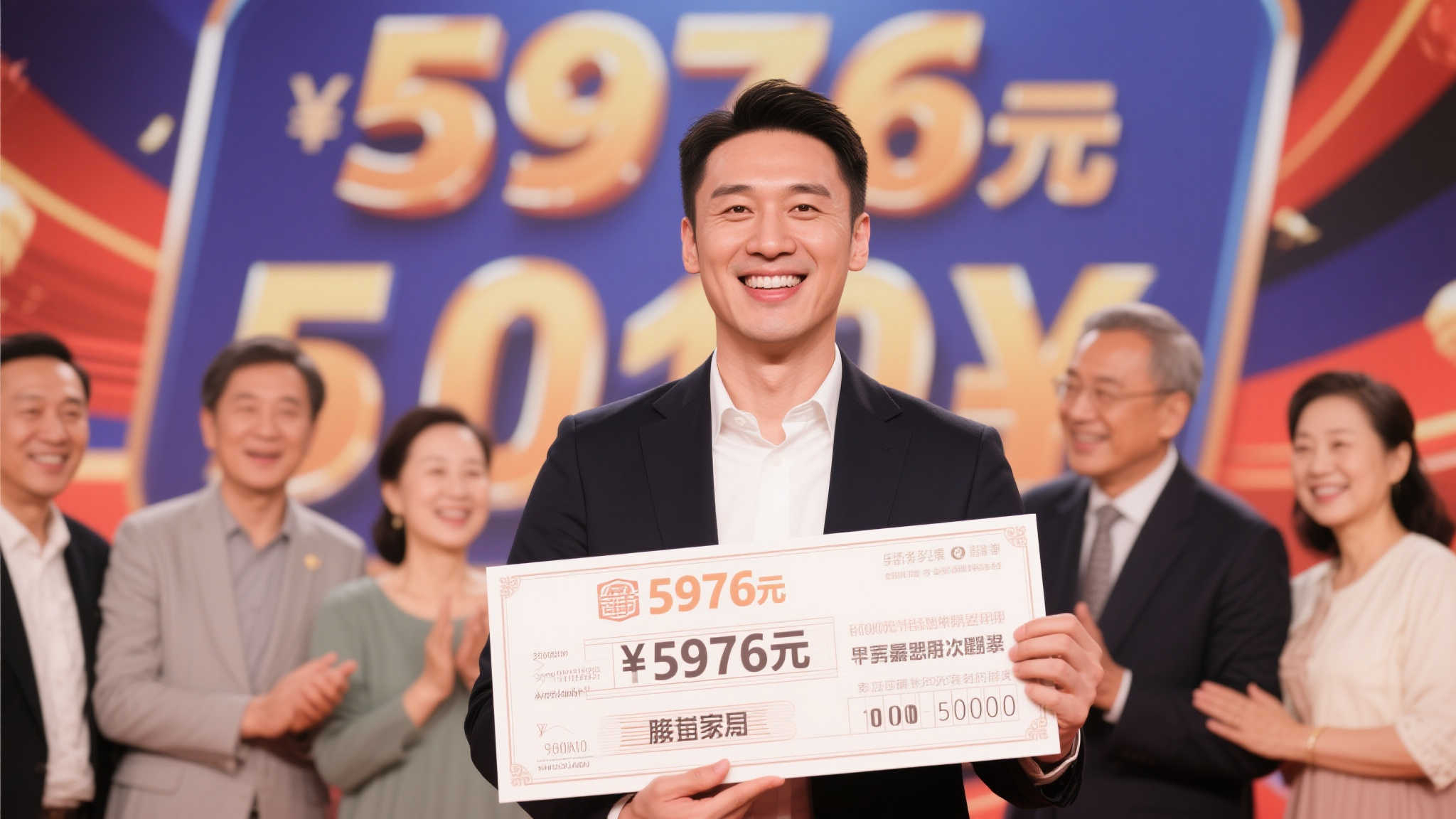 男子20元喜中双色球5976万,领奖时激动得手抖语塞 对于这位新晋千万富翁来说,如何用好这笔5