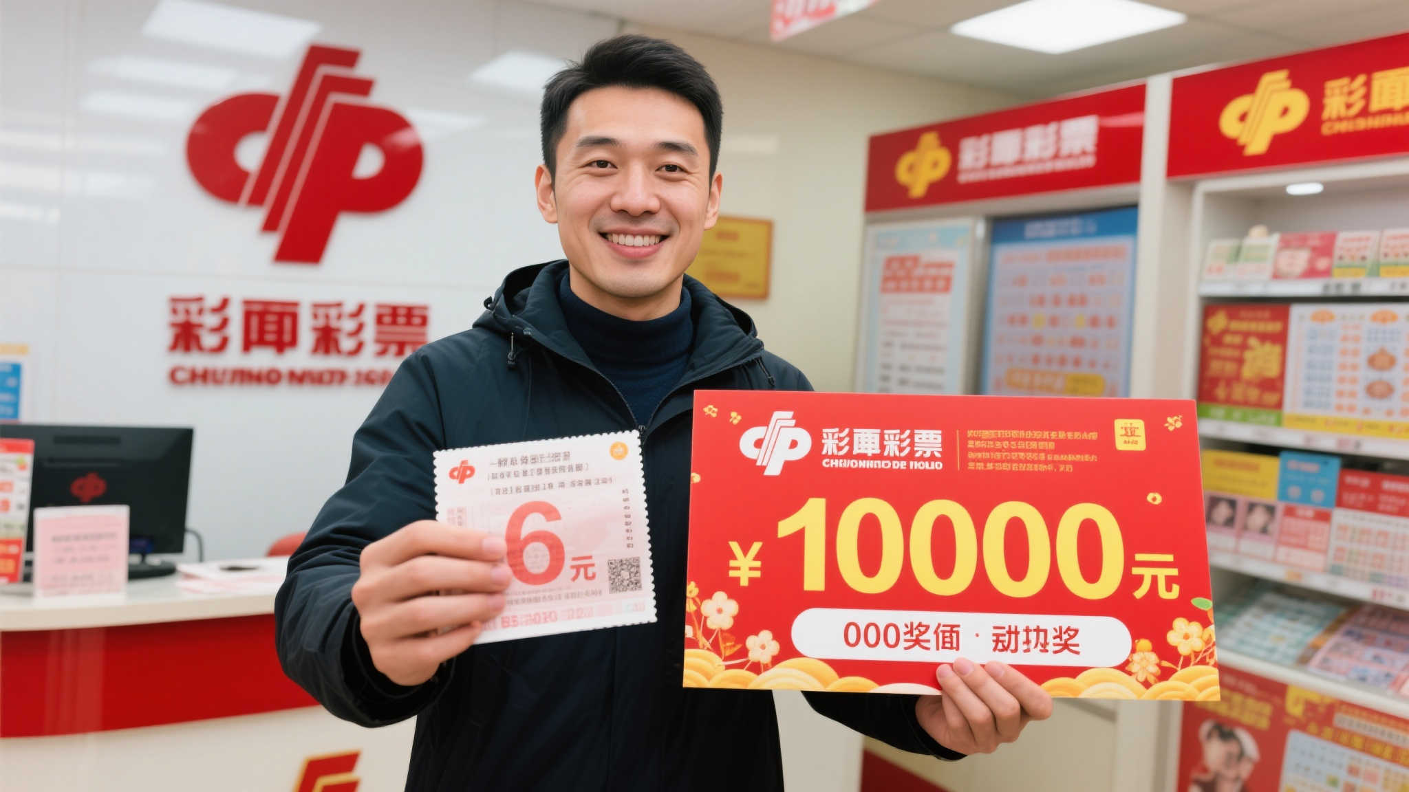 30多岁男子6元彩票中奖千万，淡定面对巨额奖金