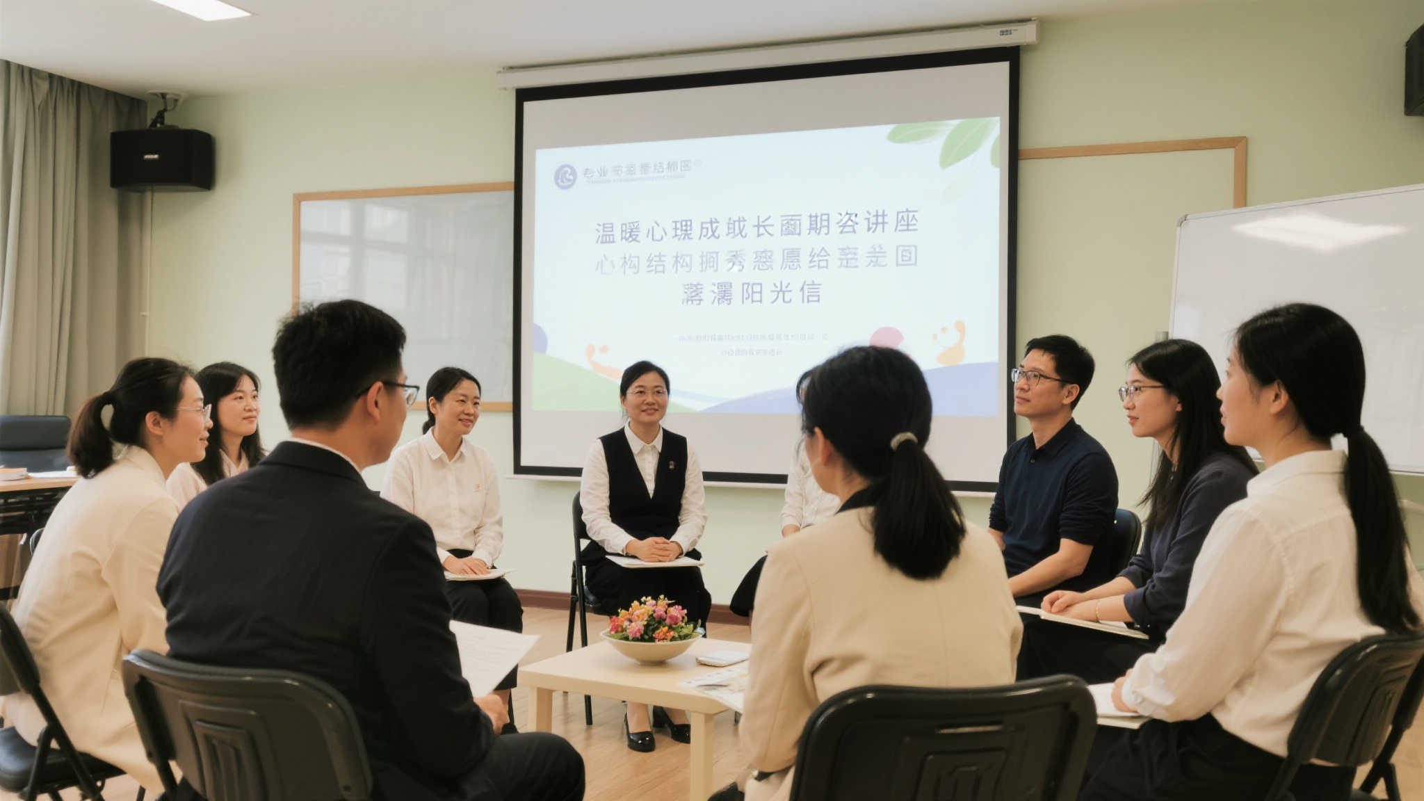 专业辅导：温暖心灵成长
定期开展讲座与