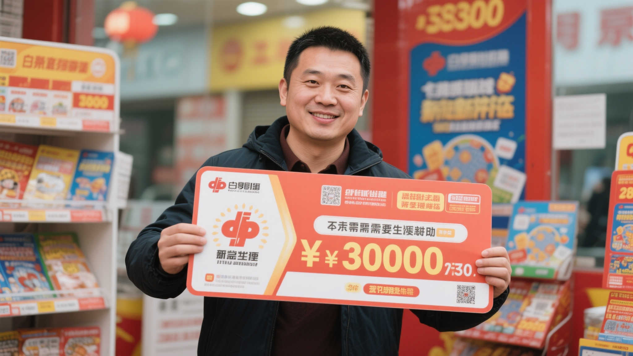 70后男中大乐透789万欣喜若狂 兑奖现场略显拘谨紧张